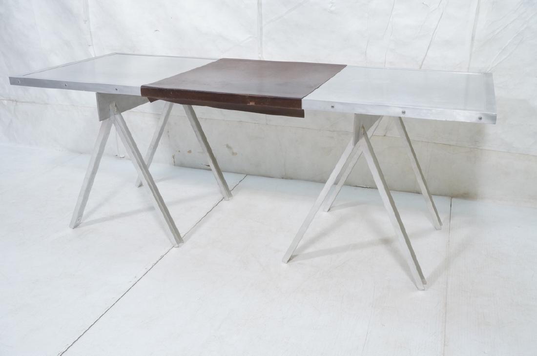 Modern Large Stainless & Aluminum Dining Table De (1 of 10)