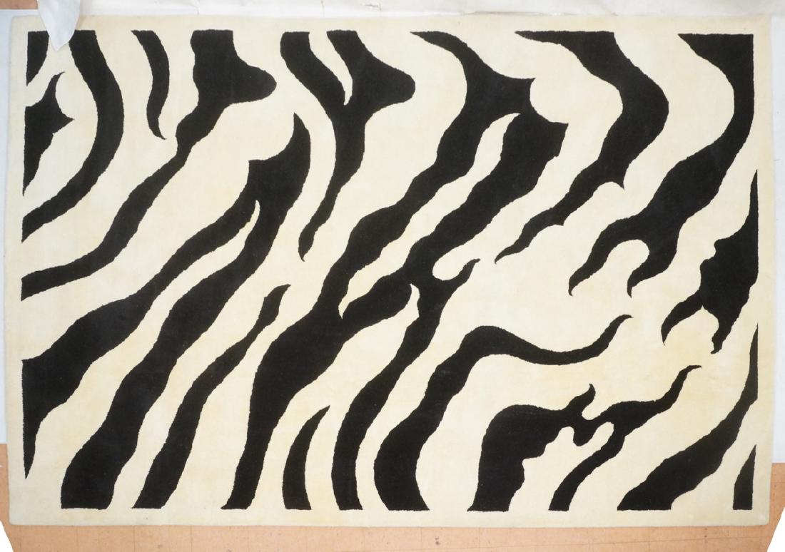 Zebra pattern Carpet Rug 13'3" x 9'5" (1 of 7)
