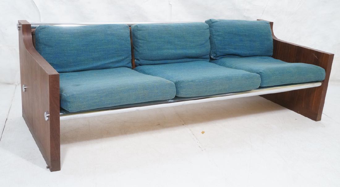 Rosewood Thick Chrome Tube Sofa Couch. Thick wall (1 of 8)