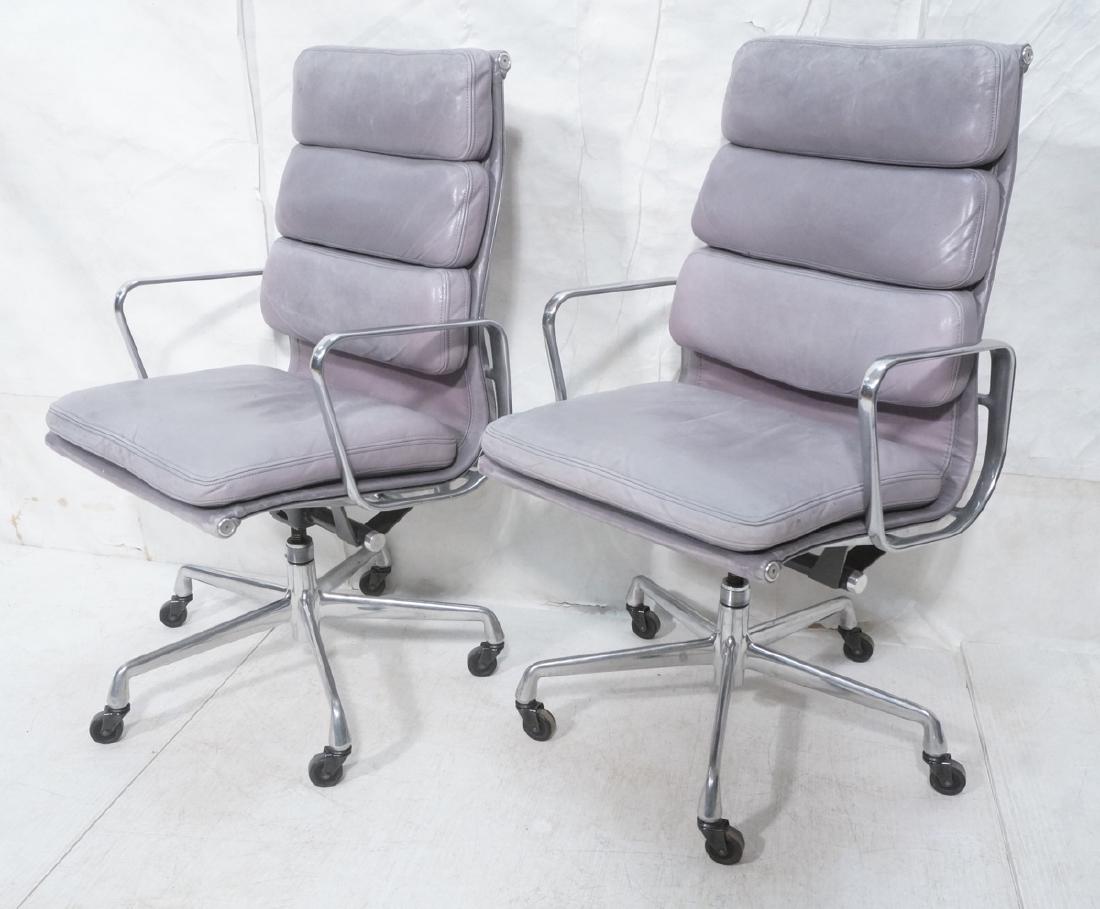 Pair Herman Miller Aluminum Group Soft Pad Chairs (1 of 9)