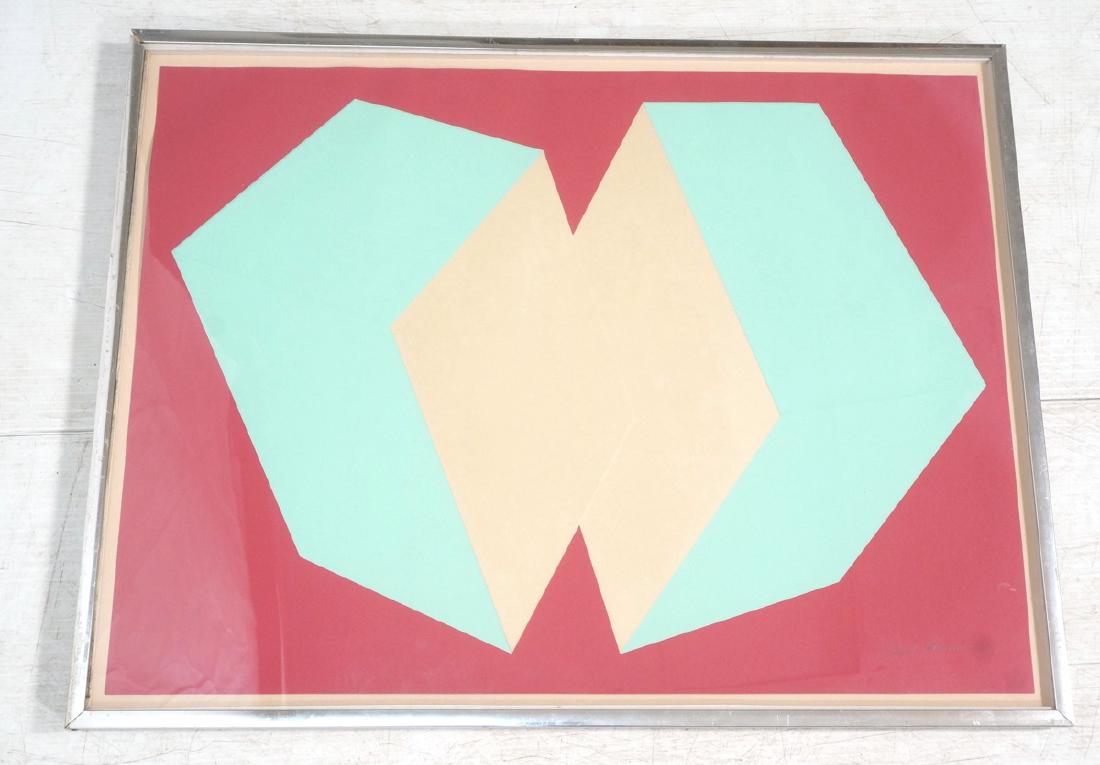 Charles Hinman Op art Serigraph Print.  70/200 Em (1 of 8)