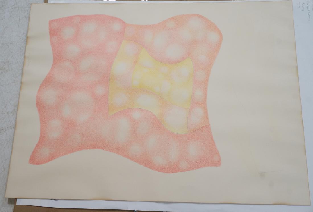 Waltrand Markgraf Ink Drawing On Paper.  Signed M (1 of 7)