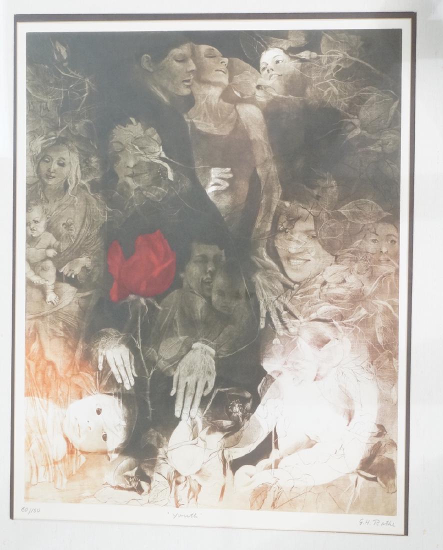 GH ROTHE Print "Youth" Portraits of people among (1 of 10)