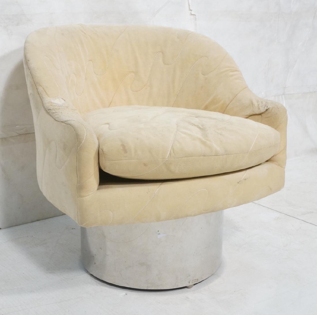 MILO BAUGHMAN Style Modern Lounge Chair. Tall chr (1 of 10)