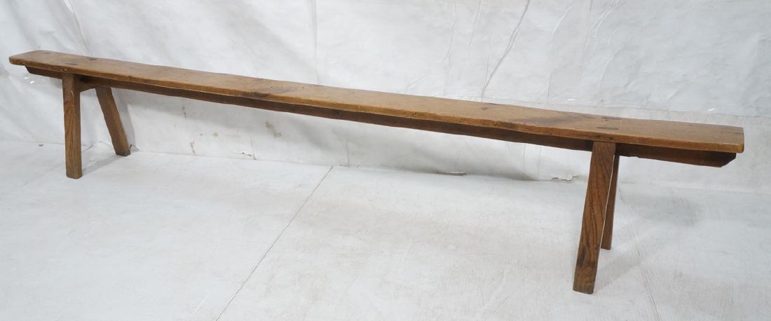 Antique Long Cobbler's Bench. Industrial. Pine to (1 of 8)