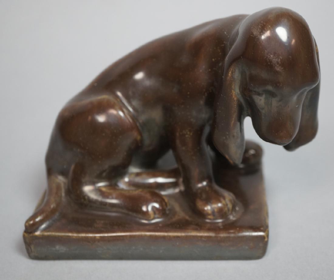 Amer. Art Pottery ROOKWOOD Figural Dog Sculpture. (1 of 7)