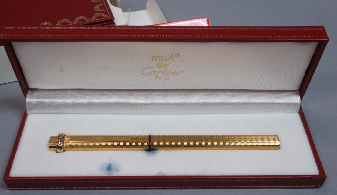 CARTIER Gold Filled Fountain Pen in Must de Carti (1 of 7)