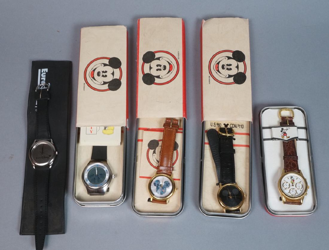 5 DISNEY MICKEY MOUSE Watches. 1) Euro Disney mir (1 of 6)