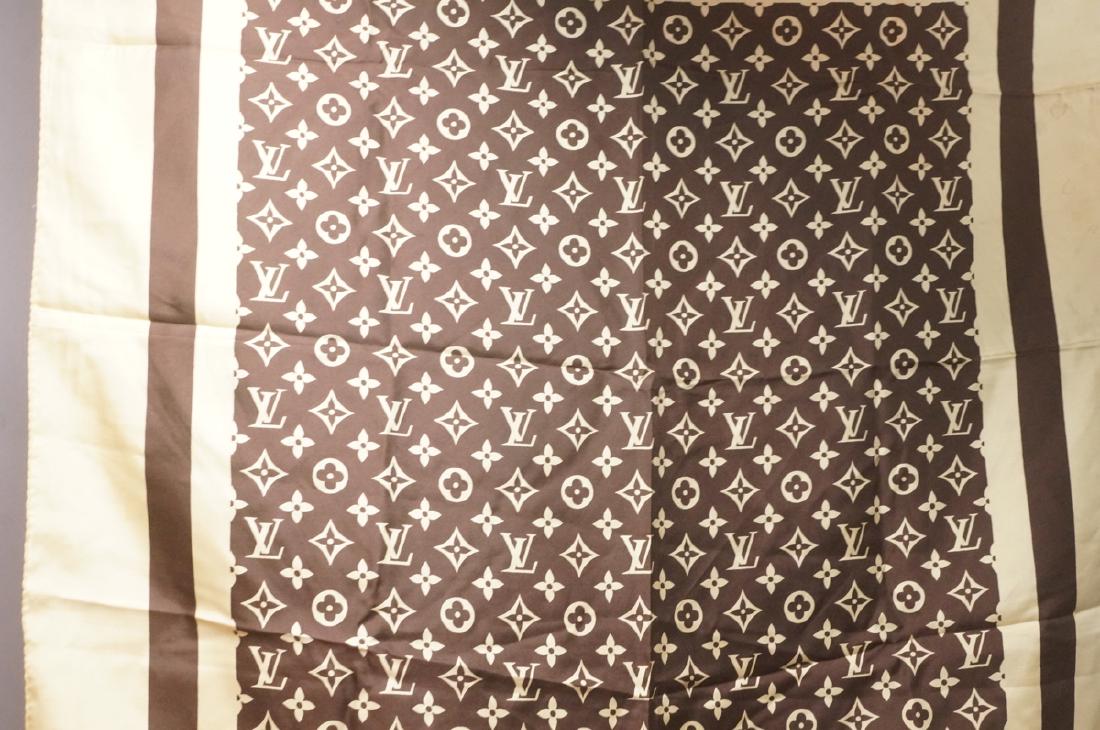 Lot 5 Vintage Silk Scarves. BILLY APPLE 68 rainbo: Lot 5 Vintage Silk Scarves. BILLY APPLE 68 rainbow scarf. CARLOS FALCHI. LOUIS VUITTON. CHRISTIAN DIOR. YSL ST. LAURENT. All 100% silk with handrolled edges-- Dimensions: H: 34 inches: W: 36 inches --