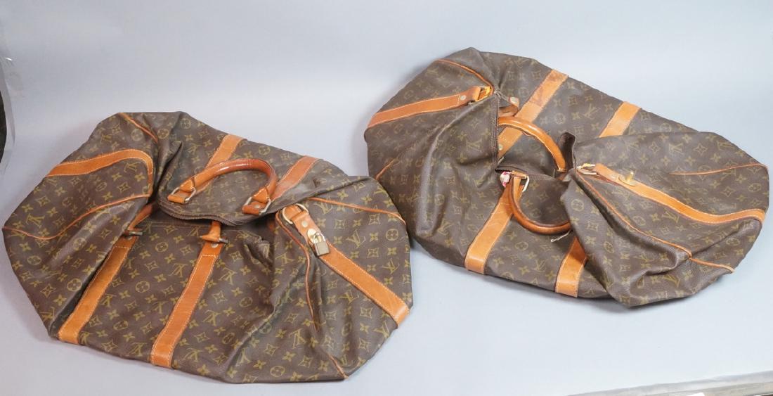 2 LOUIS VUITTON Duffle Bags. Hand straps. (1 of 10)