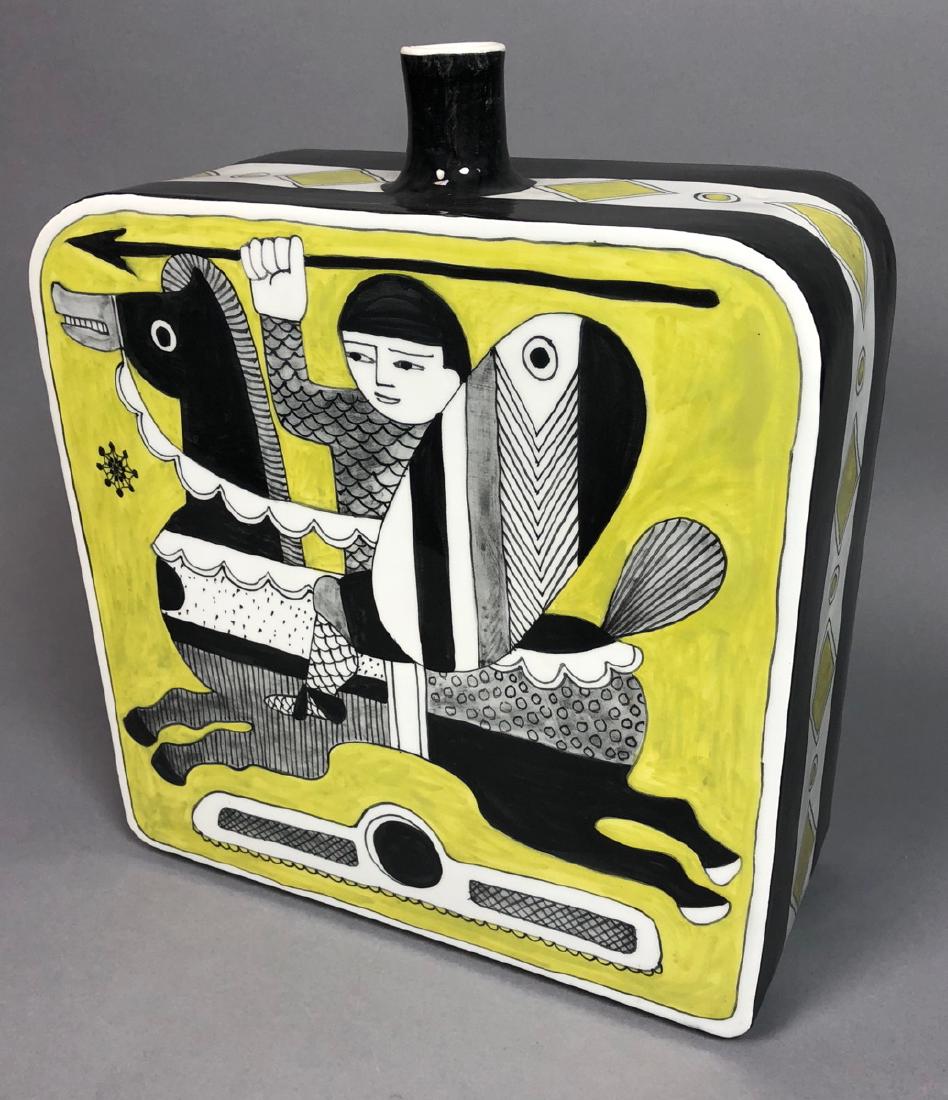 COSSA Italian Modern Pottery Vase. Large pillow f (1 of 7)