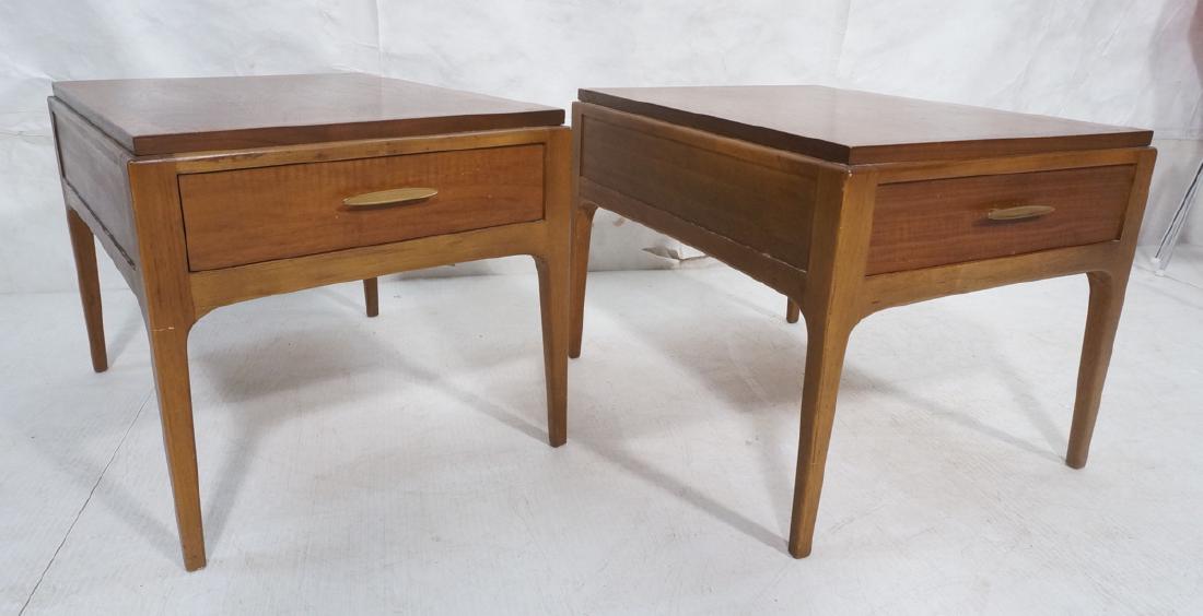 Pr LANE American Modern Side Tables Night Stands. (1 of 9)