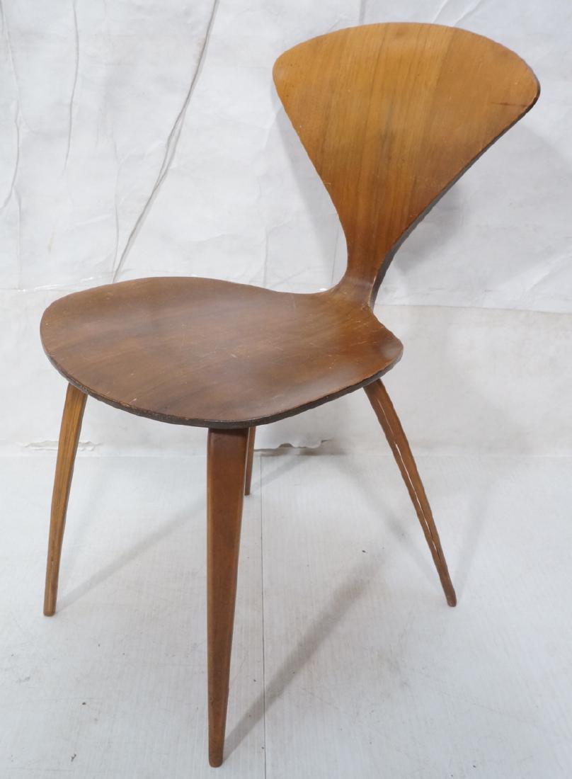 CHERNER Plycraft Ant Chair. Thin waisted, laminat: CHERNER Plycraft Ant Chair. Thin waisted, laminated wood side dining chair. Modern tapered laminated legs. Not marked.-- Dimensions: H: 31 inches: W: 18 inches: D: 19 inches ---