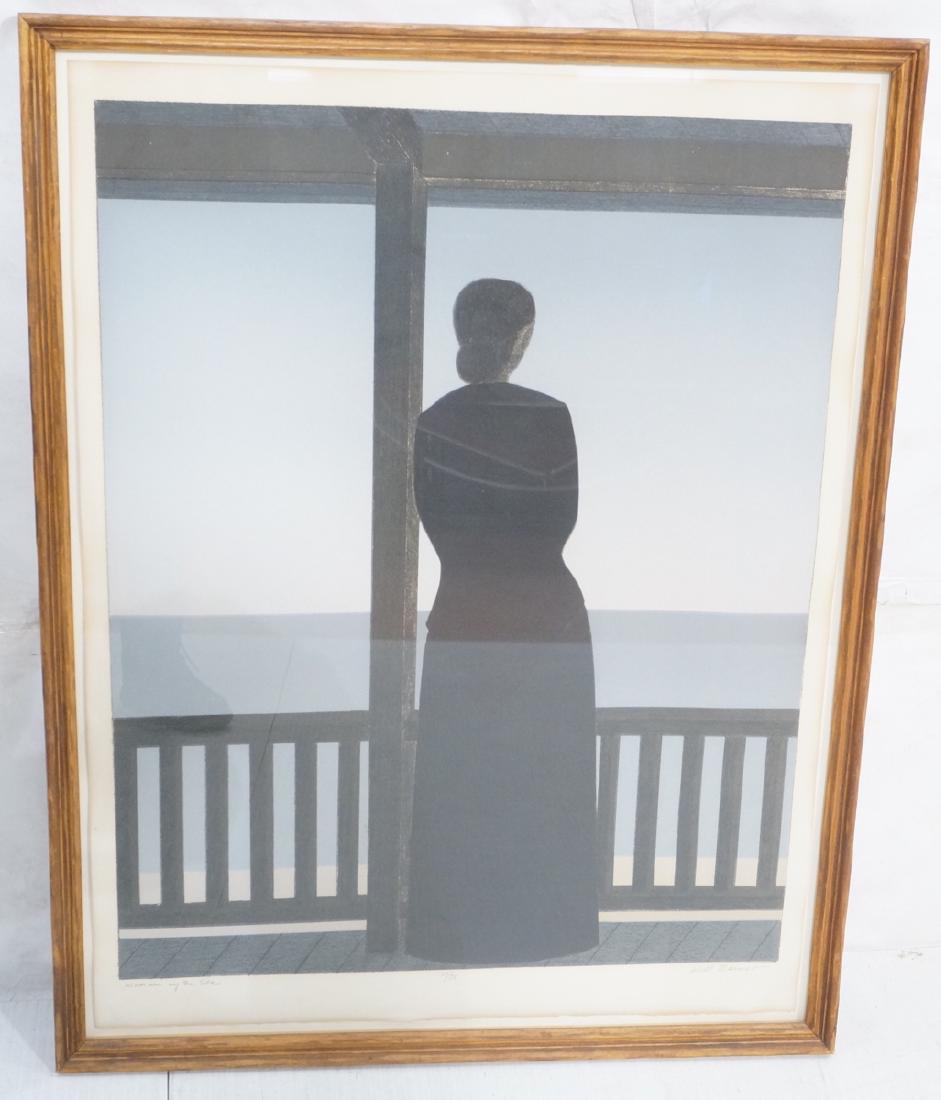 WILL BARNET Large Print. "Woman by the Sea" Portr (1 of 9)
