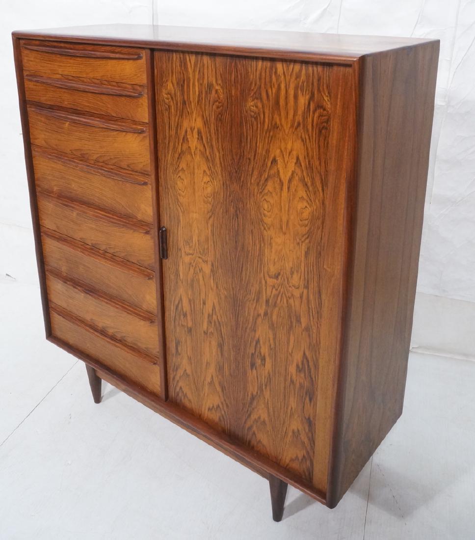 Danish Modern Rosewood FALSTER Tambour Door Chiff (1 of 10)