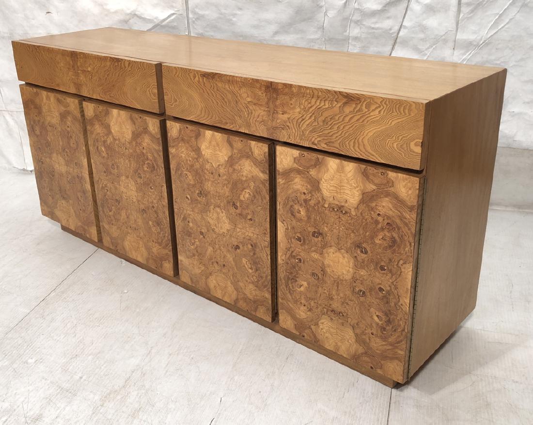 LANE Burl Wood Front Credenza Cabinet. Two drawer (1 of 9)