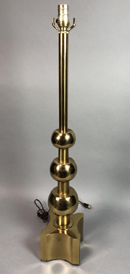 Tall Modernist STIFFEL Brass Stacked Ball Table L (1 of 8)