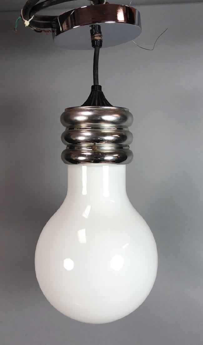 Modern Oversized Glass Light Bulb Hanging Pendant (1 of 7)