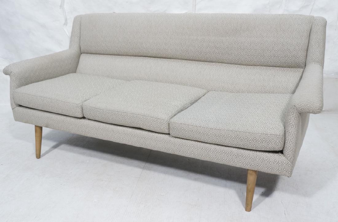 Modernist DUX style Sofa Couch. Tapered wood legs (1 of 8)