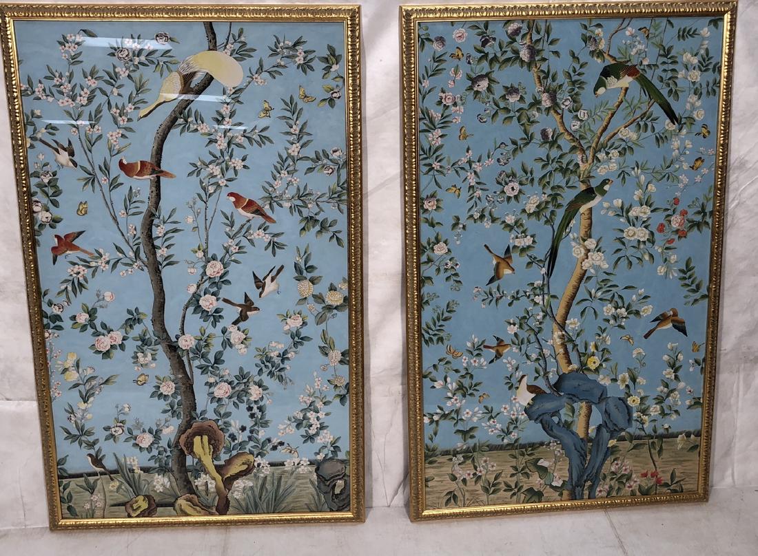 Pr CHELSEA HOUSE Handpainted Silk Oil Paintings. (1 of 10)