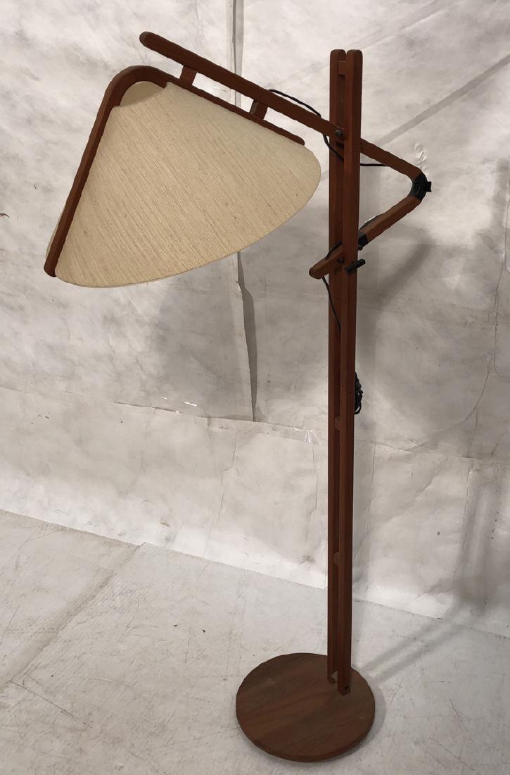 Danish Modern Teak Cantilever Floor Lamp. Fabric (1 of 10)