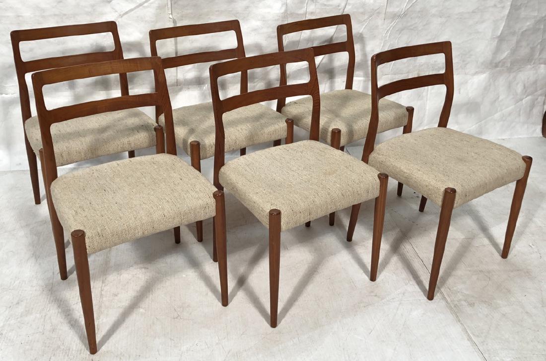 Set 6 ULDUM Mobelfabrik  Dining Side Chairs with (1 of 8)