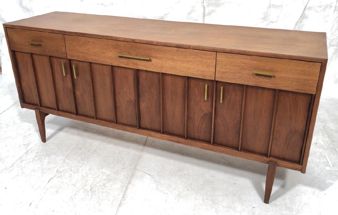 RAMSEUR American Modern Walnut Credenza Sideboard (1 of 10)