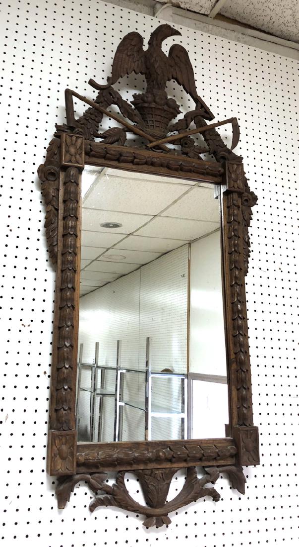 Chapman Carved Wood Eagle Vintage Mirror. Fancy f (1 of 8)