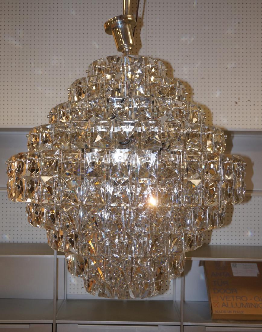 Kinkeldey Huge Modern Crystal Chandelier. 9 stepp (1 of 9)