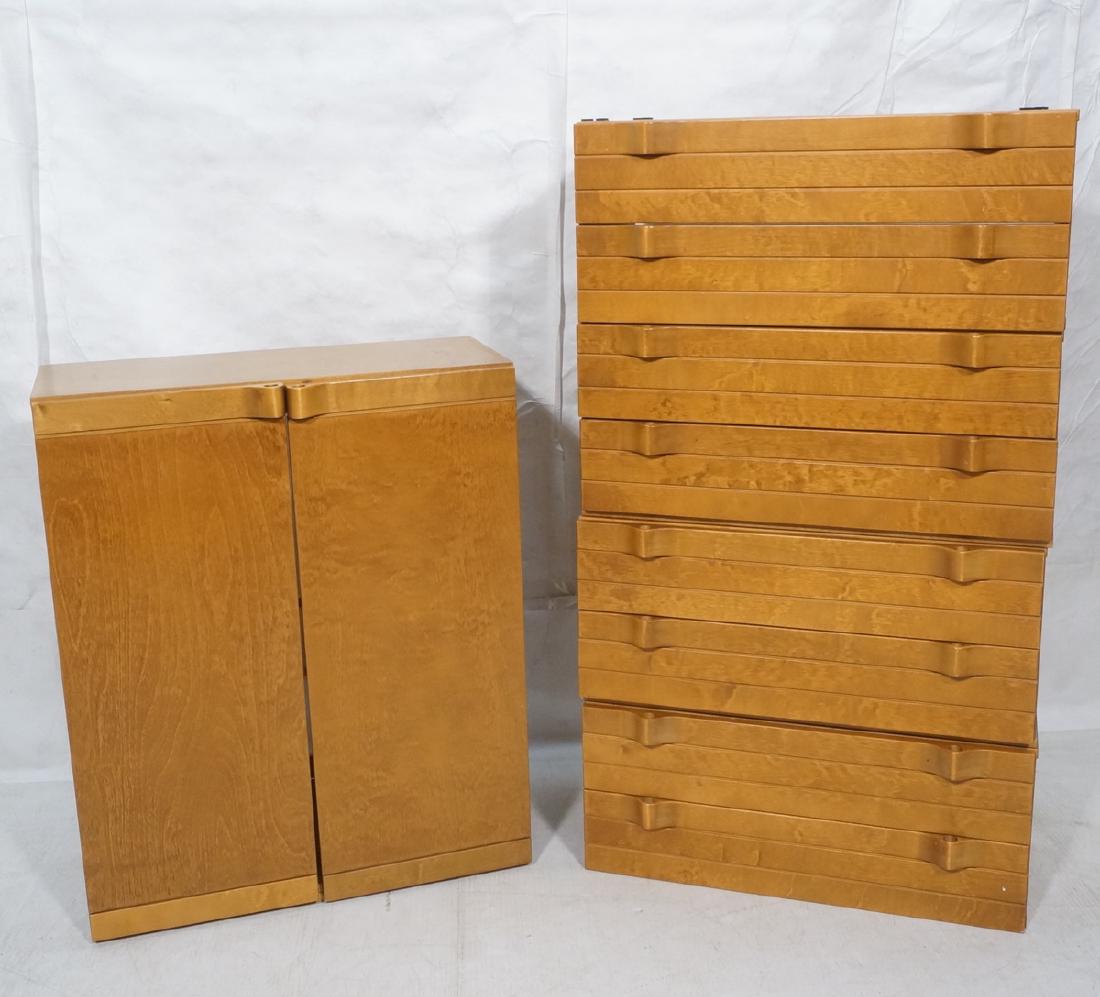 5pc Stackable Modern Dresser Cabinets. One 2 door (1 of 10)