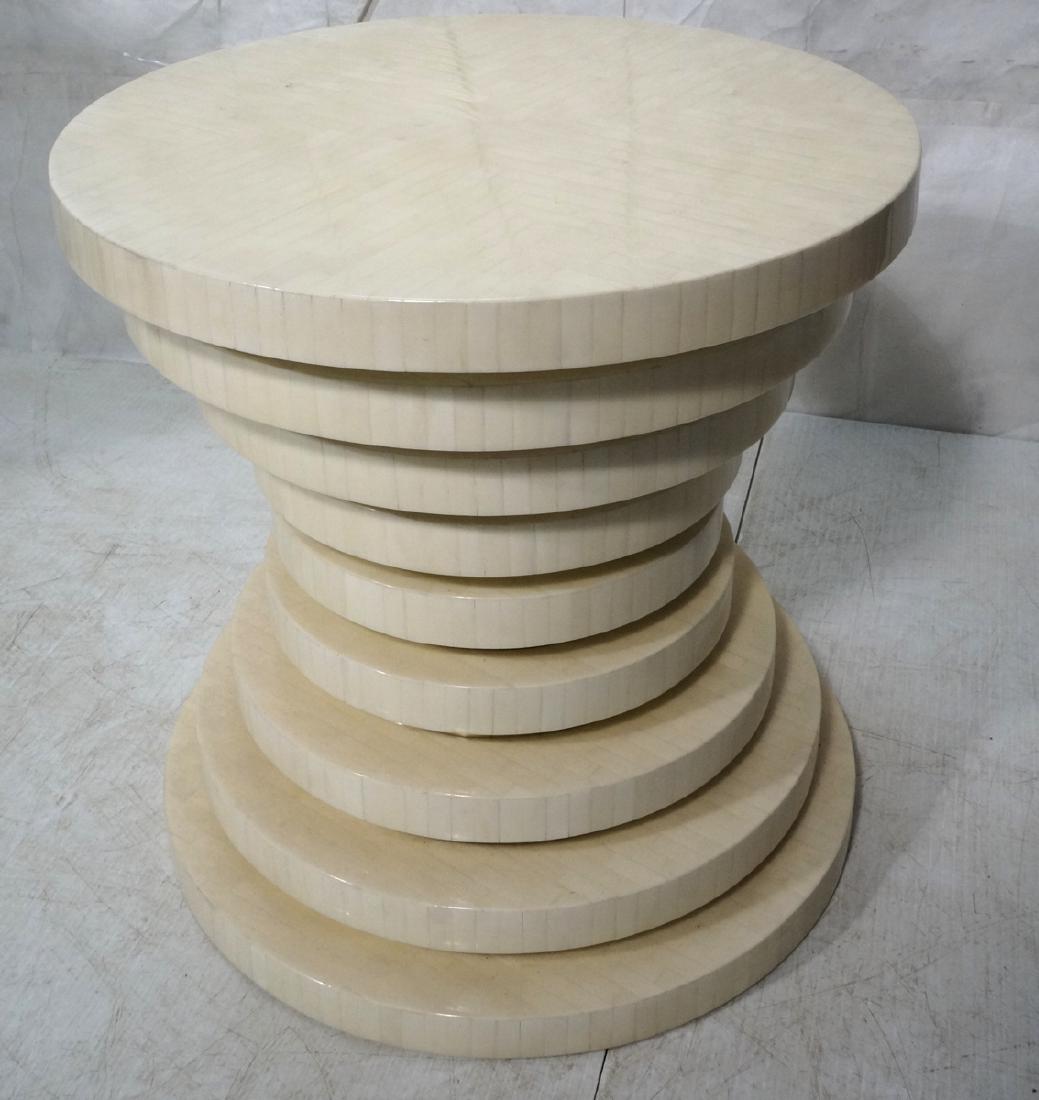 ENRIQUE GARCEL Tessellated Stepped Side Table. Co (1 of 7)