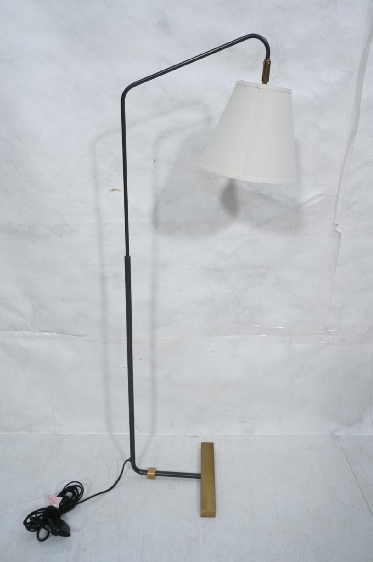 Modern Black Enamel Thin Tube Floor Lamp. Hartman (1 of 6)