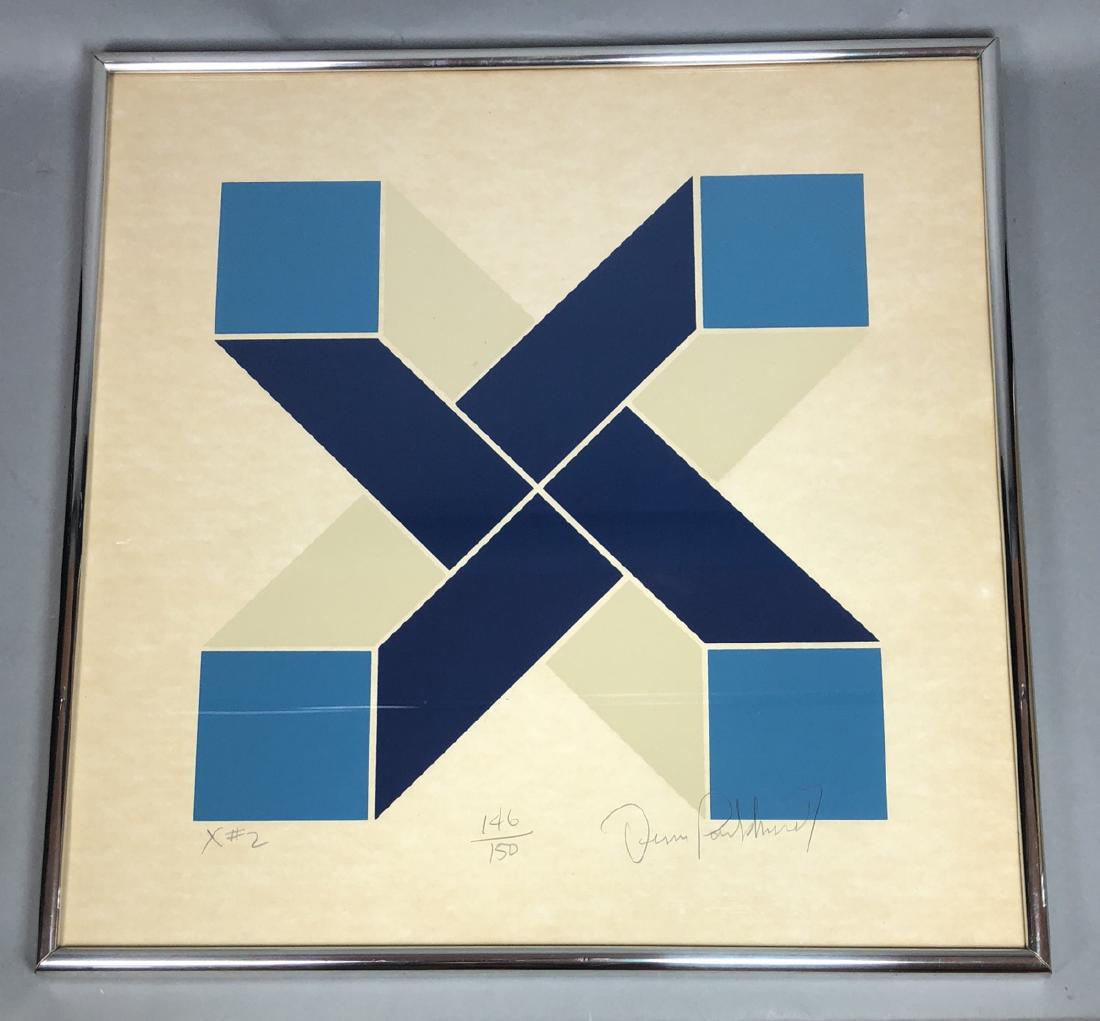 DENIS PARKHURST Graphic Silkscreen Modern Print. (1 of 9)