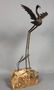 2 Modernist Metal Bird Table Sculptures. C. JERE - 6