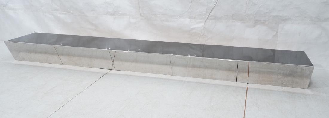 9' Long PACE Hanging Wall Shelf Table. Black lami (1 of 9)