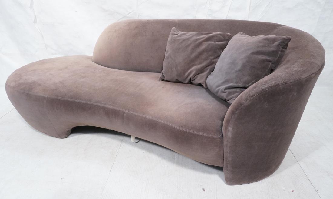 VLADIMIR KAGAN Cloud Modern Sofa Couch. Smoky gra (1 of 10)