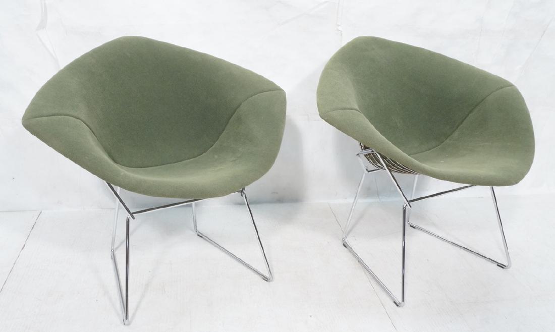 Pr HARRY BERTOIA for KNOLL Chrome Diamond Chairs. (1 of 9)