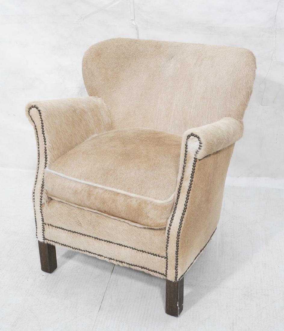 RESTORATION HARDWARE Natural Fur Hide Lounge Chai (1 of 9)