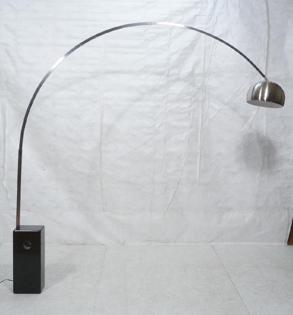 Arco Style Floor Lamp.  Arched form with dome sha (1 of 9)
