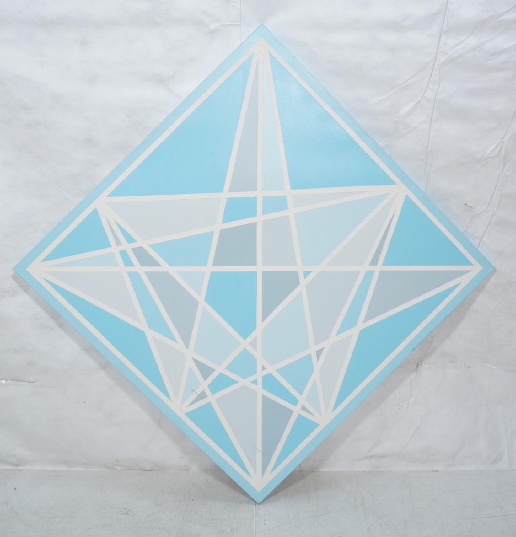 Pale Blue Diamond Oil Painting. llya Bolotowsky s (1 of 10)