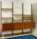Danish Modern Teak Wall Unit. 6 uprights, 3 cabin