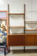 Danish Modern Teak Wall Unit. 6 uprights, 3 cabin - 2