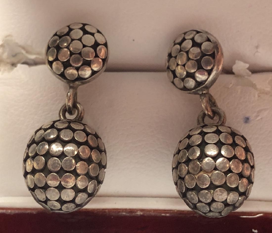 JOHN HARDY Sterling Dots Jaisalmer Earrings. Smal (1 of 3)