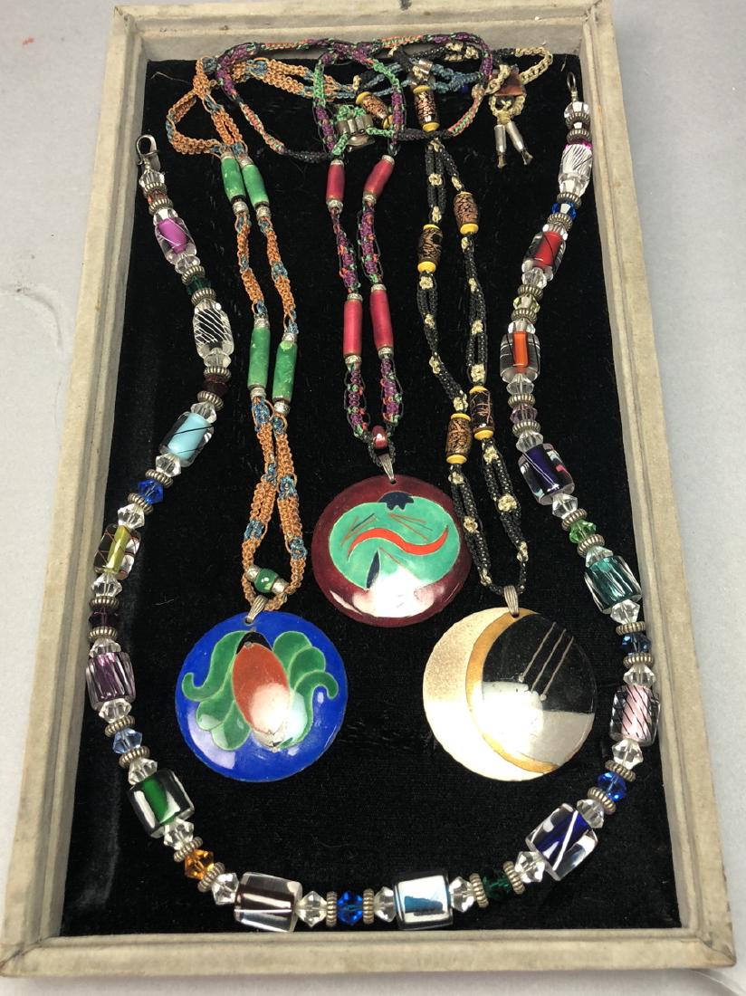 4pc Modernist Artisan Studio Jewelry Necklaces. 3 (1 of 7)