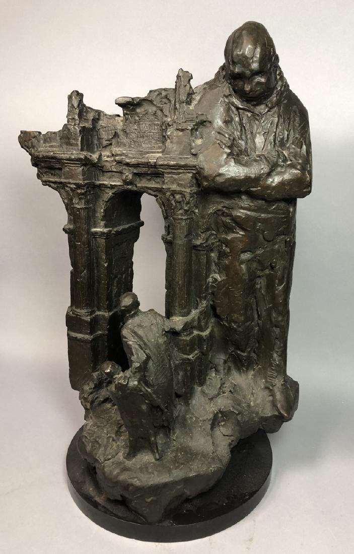 STANLEY BLEIFELD 31.5" Bronze Figural Sculpture. (1 of 10)
