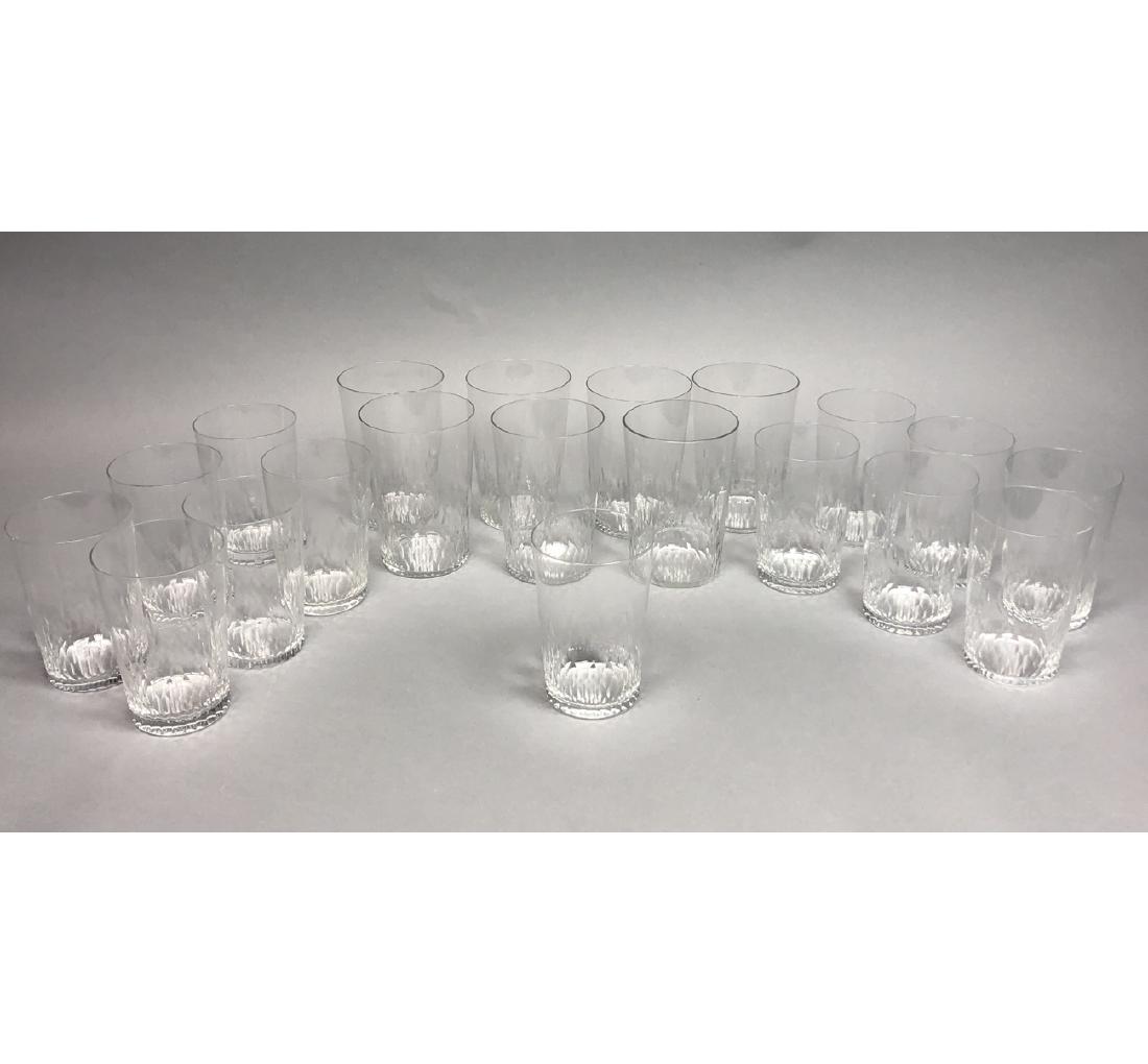 20pc BACCARAT Crystal Large Tumblers. All marked. (1 of 10)