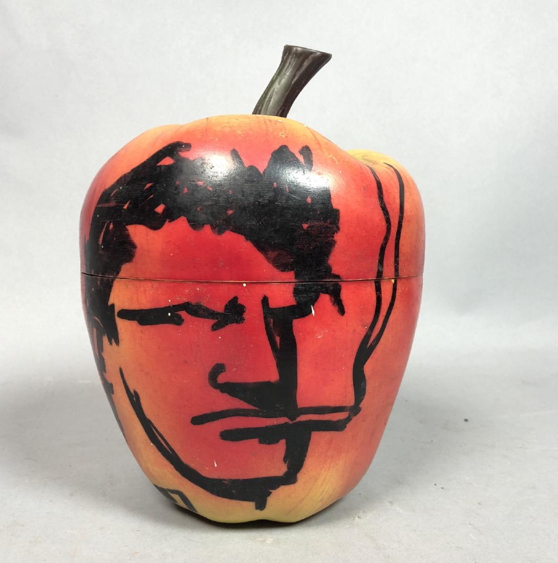 ROBERT LOUGHLIN Painted Brute on Plastic Apple Ic (1 of 7)