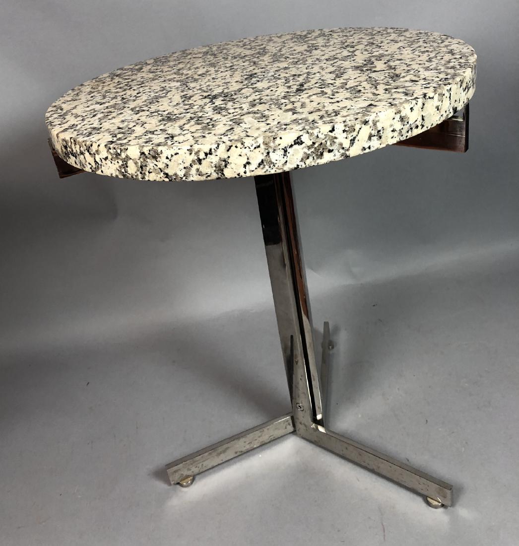 NICO ZOGRAPHOS attrib. Granite Round Side Table. (1 of 8)
