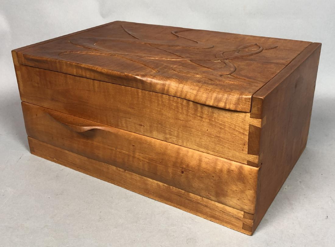 Contemporary Craft Artisan Woodworker Jewelry Box (1 of 6)