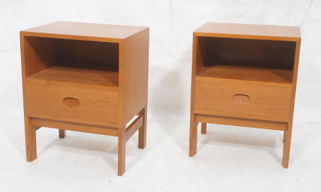 VITRE Pr Danish Modern Teak Night Stands. Open st (1 of 12)